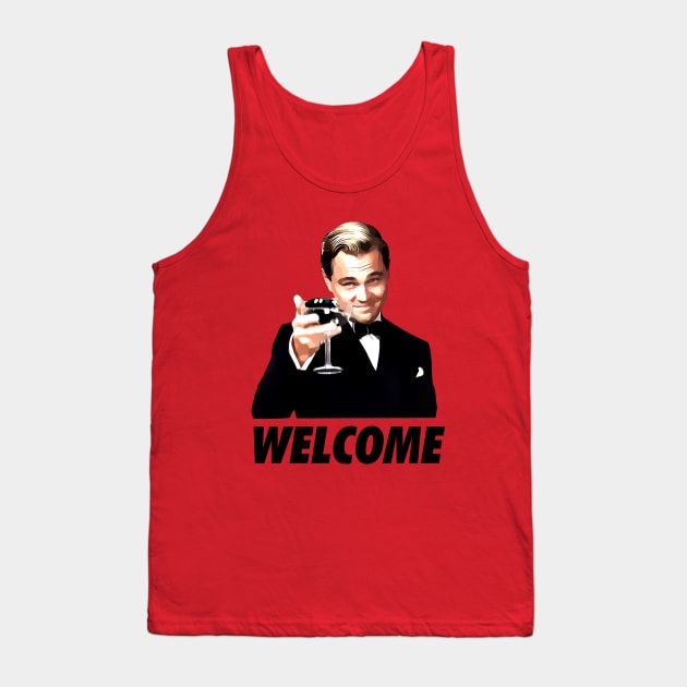 The Great Gatsby Leonardo Di Caprio Tank Top by KrateMilk